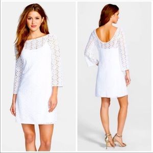 Lilly Pulitzer Topanga Breakers Lace Dress in Resort White Size Small